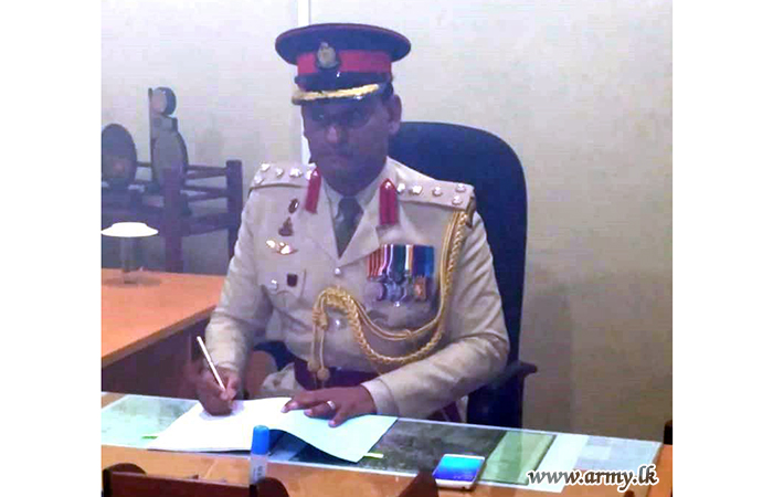 112 வது பிரிகேட் தளபதியாக பிரிகேடியர் அனுர திஸாநாயக்க பதவியேற்பு