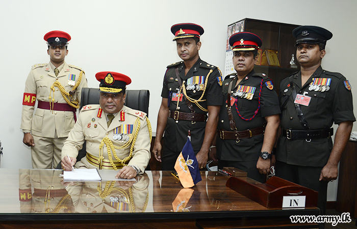 Major General Wasantha Madola, New Deputy Chief of Staff Assumes Office