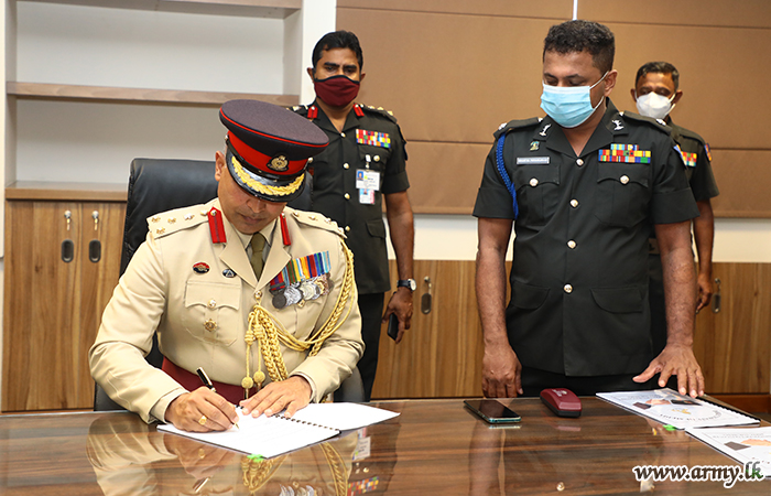 இராணுவ  தலைமையக ஊடக பணிப்பகத்திற்கு புதிய பணிப்பாளர் பதவியேற்பு 