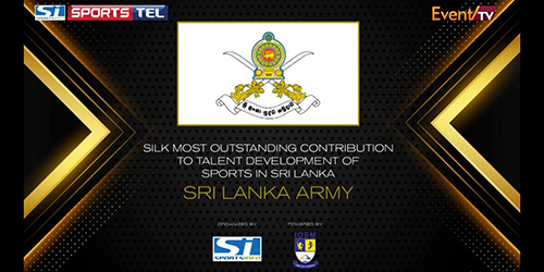 6 වන Silk Sports Award-2020 - ක්‍රීඩාවේ උන්නතිය වෙනුවෙන් කළ දායකත්වයට පිදෙන විශිෂ්ටතා සම්මානය ශ්‍රී ලංකා යුද්ධ හමුදාවට 