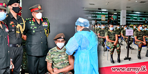 Frontline Health Force of the Army Receives First Dose of New Vaccine