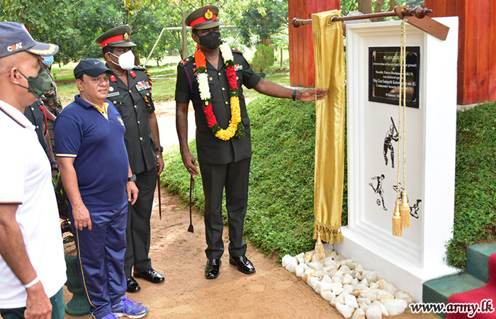 Sportsmen in SFHQ-Kilinochchi Receive Boost with New Playground & Pavilion 