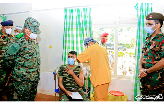Army Vaccination Programme in Full Swing Expects to Target 7500 Doses on Saturday (30)
