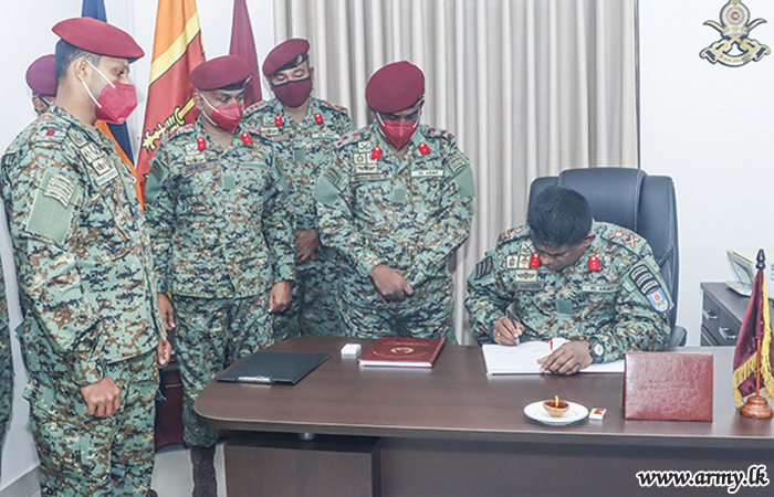 Major General Upali Rajapaksha Assumed Duties as Colonel of the Regiment of the Commando Regiment