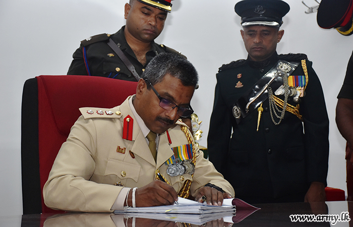 551 வது பிரிகேடின் தளபதியாக கேணல் சிந்தக விக்கிரமசிங்க அலுவலக கடமைகளை ஆரம்பித்தார்
