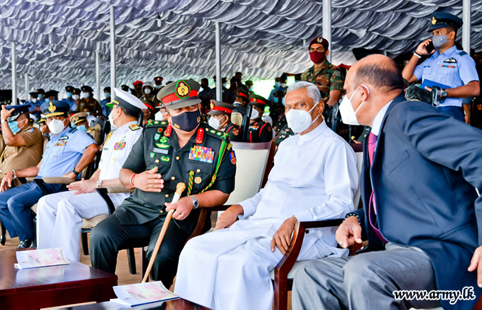 Hon Minister & Secretary Defence with Security Chiefs Supervise Final Rehearsals