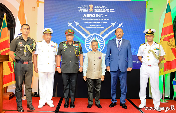 Secy Defence & Army Chief Grace Inauguration of Sri Lanka's Edition of ‘Aero-India’, Coastal Guard Conclave