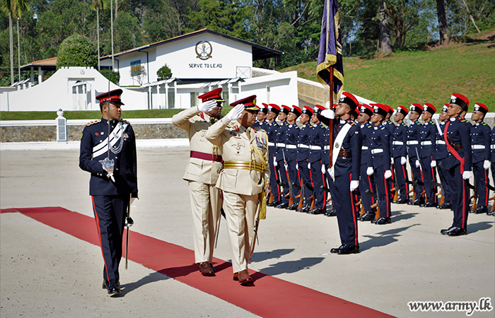 Newly-promoted SLMA Commandant Honoured in Parade