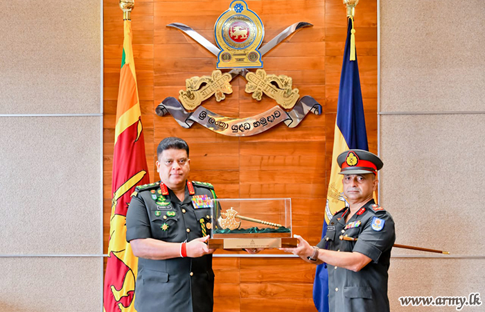 Retiring Major General Manoj Lamahewa's Services Commended