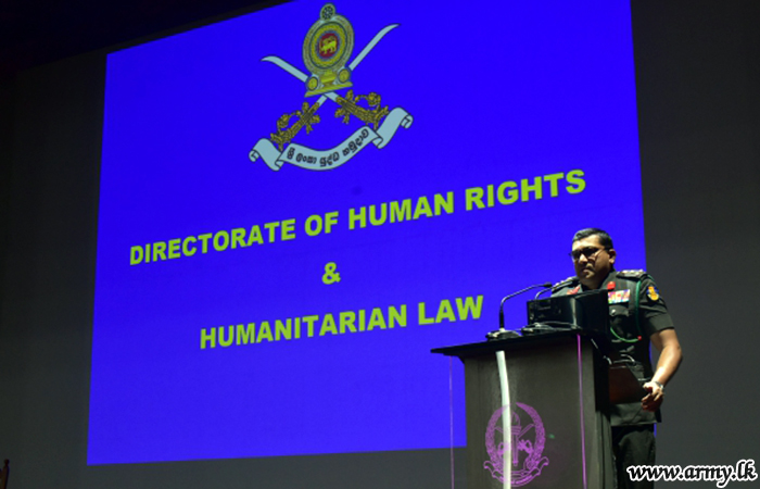 Officers under Training at SLMA Educated on Human Rights