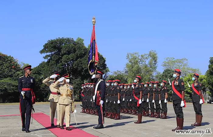 විශ්‍රාම දිවියට පා තබන කාලතුවක්කු රෙජිමේන්තුවේ ජ්‍යෙෂ්ඨ නිලධාරිතුමන්ට ගෞරවාචාර