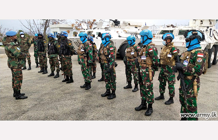 Sri Lankan & Indonesian Convoys in South Lebanon Conduct Joint Road Patrol