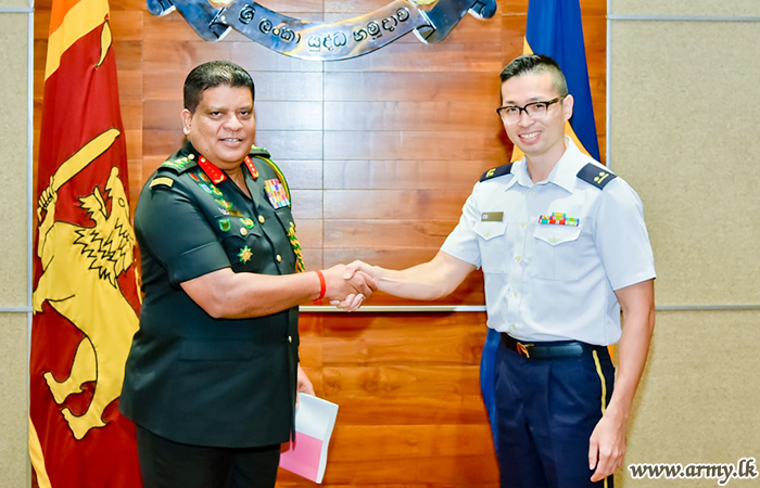 Japanese Embassy's  DA Meets Army Commander