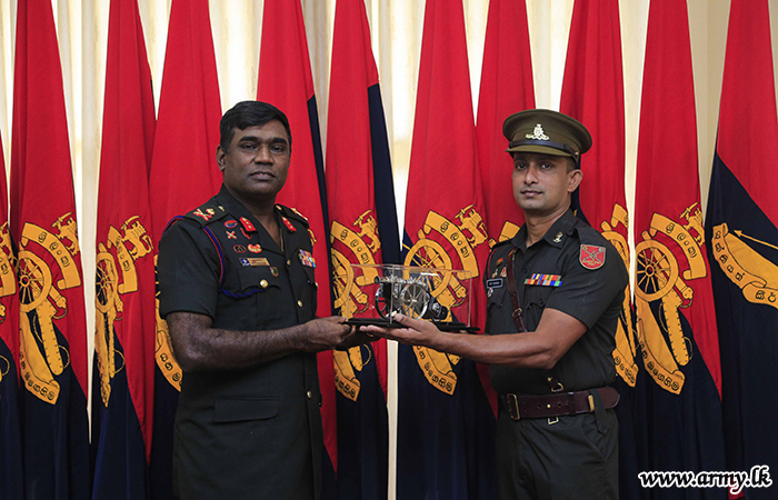 Retiring Sri Lanka Artillery Band Master’s Service Hailed