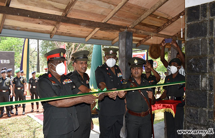 563 Brigade HQ Erects its New Guard Room