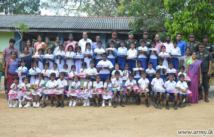 Peramaduwa School Students Receive Incentives Thru Army Coordination