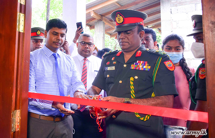 On Commander's Directions, CES & 112 Brigade Troops Erect New Home for a Needy Family 