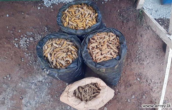 மேலும் ஒரு தொகை சட்டவிரோத மஞ்சள் மீட்பு 