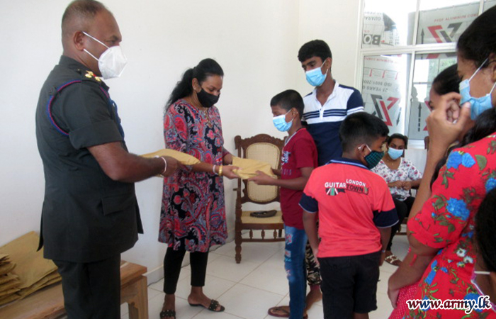 Kamburupitya Children Get Free Garments & School Accessories