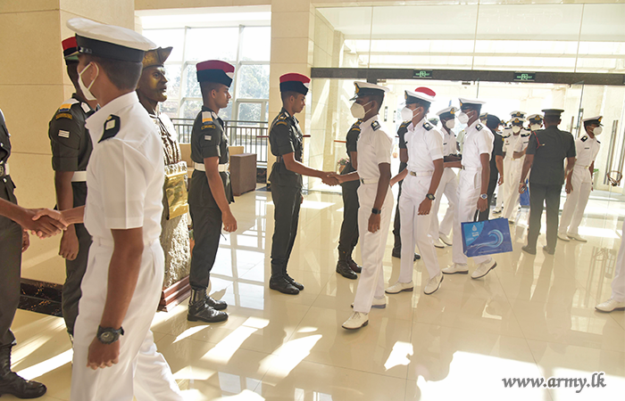 Naval Officer Cadets Anchor at Diyatalawa SLMA