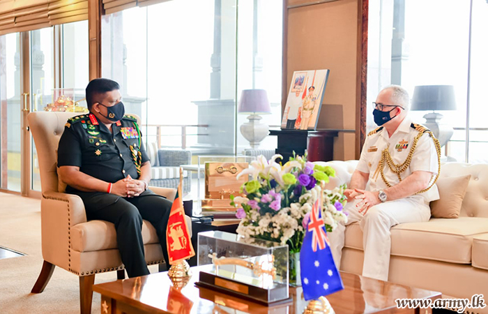 Australian Defence Adviser Meets Army Chief 