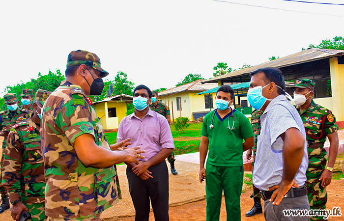 යුද්ධ හමුදාව විසින් වැඩිදියුණු කරන ලද භාරතීපුරම් අතරමැදි ප්‍රතිකාර මධ්‍යස්ථානය කොවිඩ් - 19 ආසාදිතයින්ගේ ප්‍රයෝජනයට 