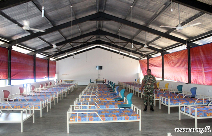 121 Brigade Troops Improvise New Intermediate Care Centre at Wellawaya 