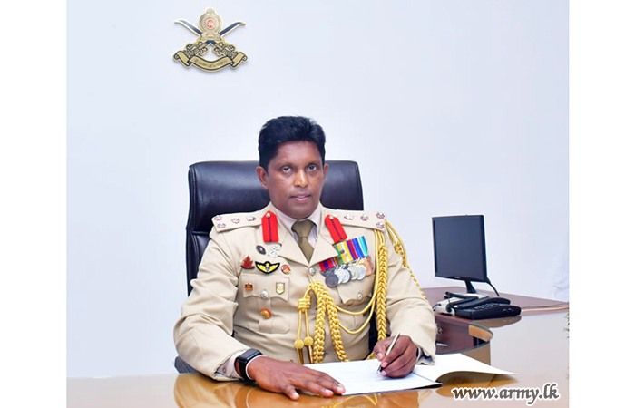 இலங்கை இராணுவ சேவை படையணியின்  புதிய தளபதி பதவியேற்பு 