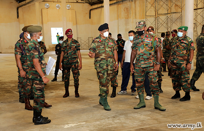 SFHQ-Jaffna improvised Navatkuli ICC with 300 Beds Nearing Completion