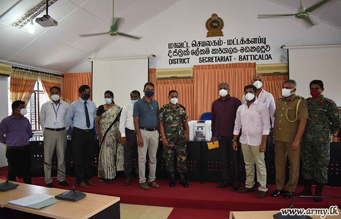 One More Meet on COVID-19 at Batticaloa Gets Centrifuge Machine to Hospital  