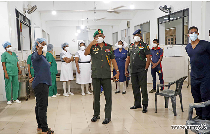 With Private Company Sponsorship, West Troops Prepare Corona Ward at Avissawella