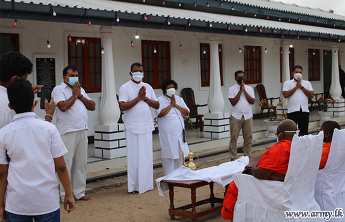 54 Division Troops Commemorate Vesak Inaugurating Temple Wings