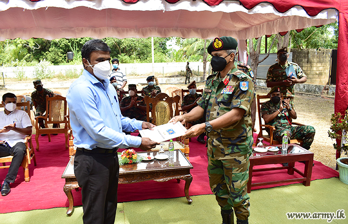 Land used by Army in Karachchi DS Returned to State Authorities