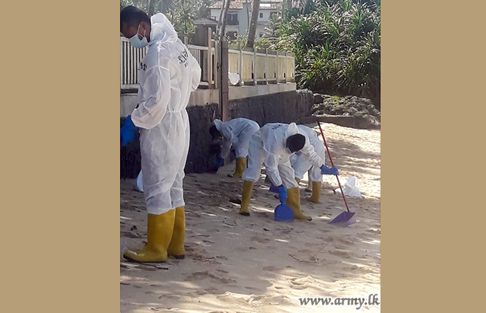 Affected Matara - Gurubebila Coastal Belt Area Cleaned up