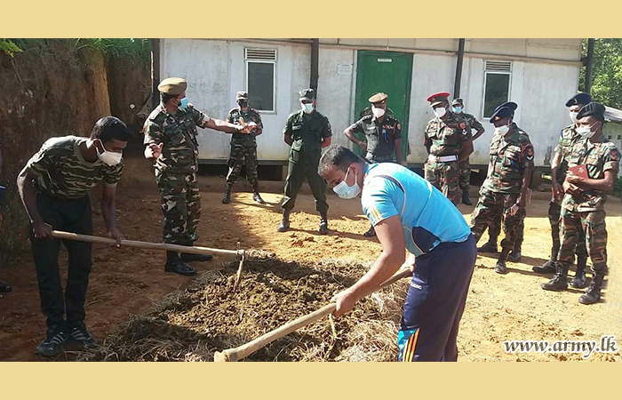 SLAGSC Troops Initiate Organic Fertilizer Production at Diyatalawa