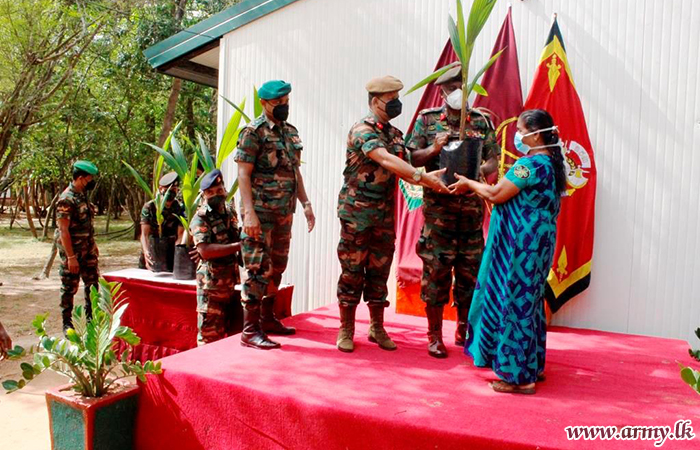 3800 Coconut Seedlings Distributed thru ‘Thuru Mithuru-Nawa Ratak’ of the 64 Division    