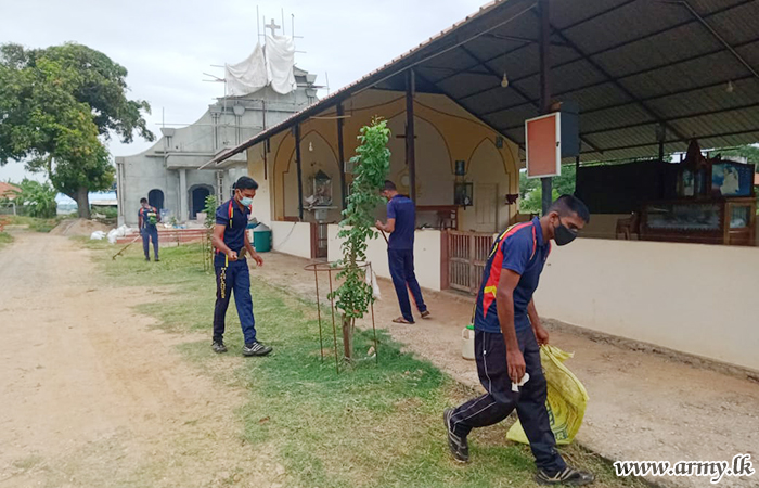 ‘Shramadana’ Cleans up Church Compounds 