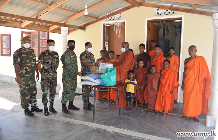 More Relief Packs Donated to Affected Civilians & Temples