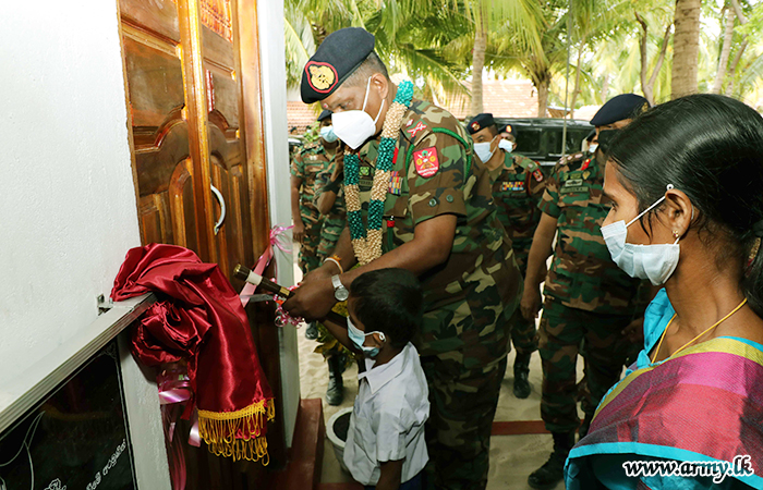 SFHQ-Jaffna Builds One More Home for Needy Family with NHDA Funds 