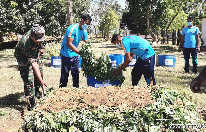 Kantale SLAGSC Camp Takes to Production of Organic Fertilizer