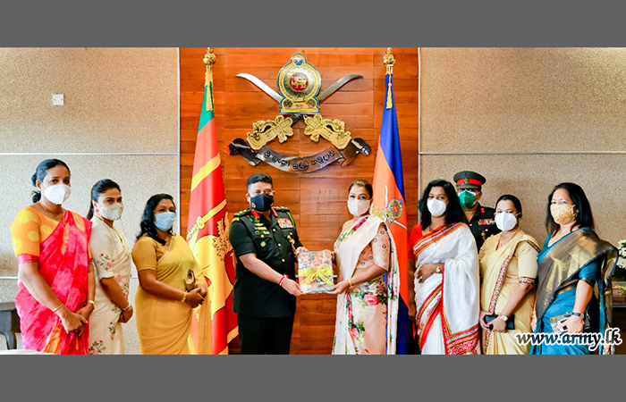 Army Seva Vanitha Ladies Meet Army Chief on 37th Anniversary Day