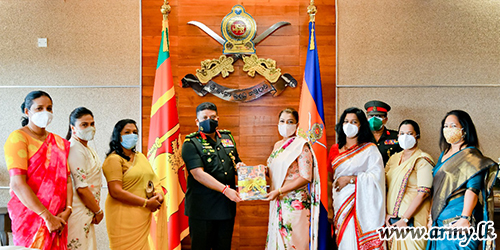 Army Seva Vanitha Ladies Meet Army Chief on 37th Anniversary Day