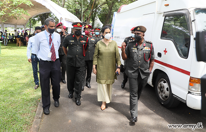 இலங்கைக்கான உலக சுகாதார ஸ்தாபனத்தின் பிரதிநியிடமிருந்து இராணுவத்தின் தடுப்பூசி வழங்கும் திட்டத்திற்கு பாராட்டு 