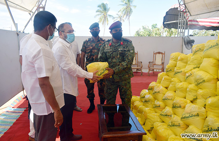 Army Troops in 231 Brigade Coordinate Distribution of Relief Packs, Sponsored by Charity Foundation