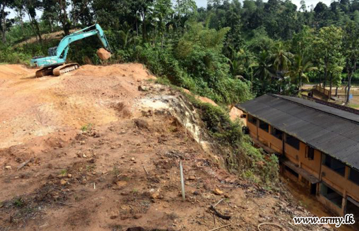 School Development Work at Kalubovitiyana Vidyalaya in Progress