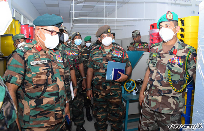 Construction Progress of Kandy Army Hospital Reviewed