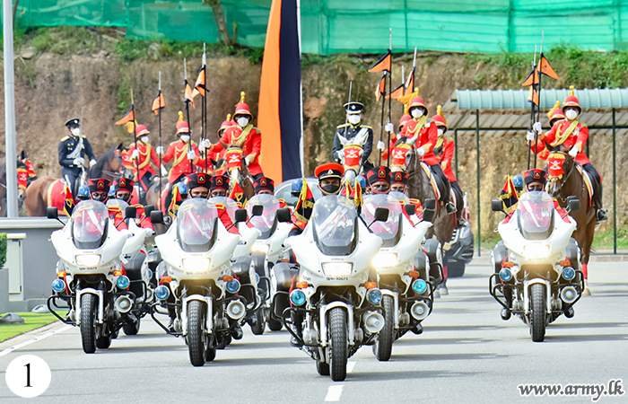 HE the President Gotabaya Rajapaksa’s Maiden Visit to New Army Headquarters Thru Lenses !