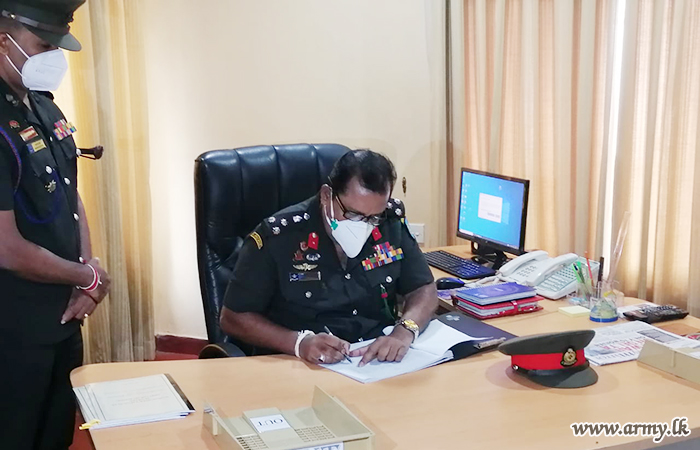 ஆட்சேர்ப்பு பணிப்பகத்தின் புதிய பணிப்பாளர் அலுவலகத்தை  பொறுபேற்றார்