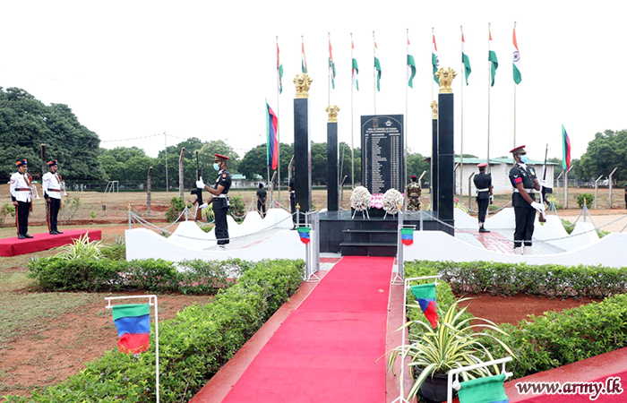 Fallen IPKF War Heroes Saluted in Jaffna on Indian National Day 