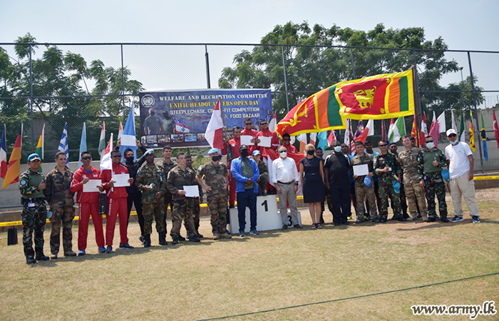 Sri Lankan Soldiers Secure Runners-up Slot in UNFIL Competitive Events